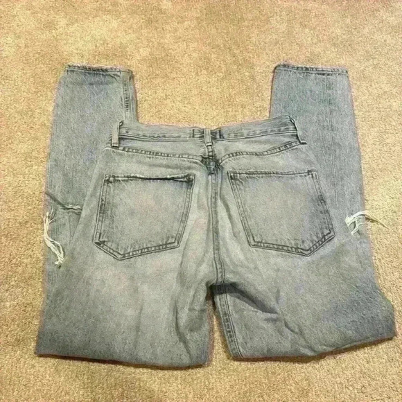 AGOLDEJamie High Rise Tapered Jeans in Shakedown Size 24 - Picture 7 of 7